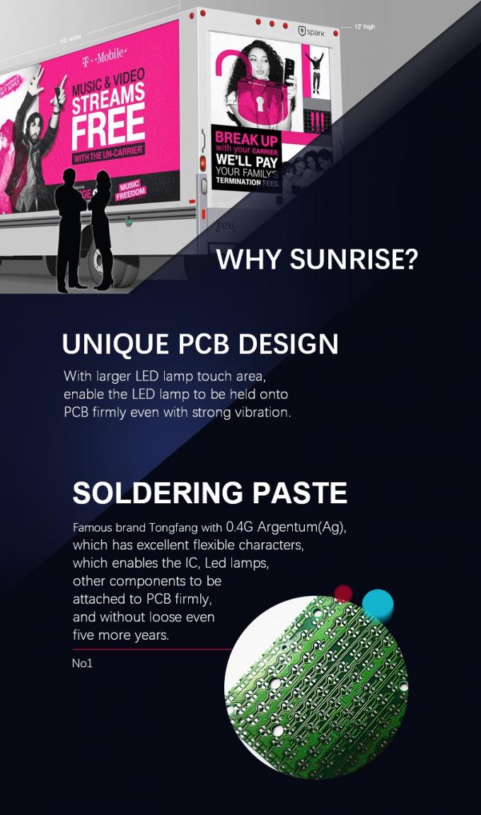 Tabuleiro de sinalização digital para uso externo tela LED de caminhão móvel em cores completas P4.8 P6 P8 tela LED de publicidade de caminhão 2