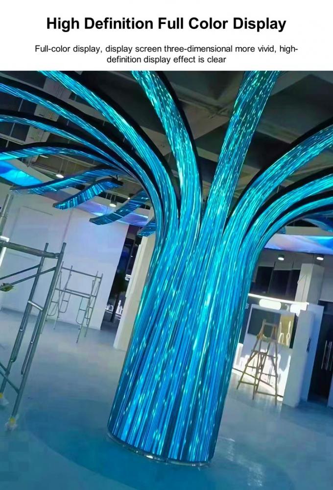 Design de interiores Tela de exibição LED criativa para adicionar um toque moderno para casas escritórios e espaços públicos 7