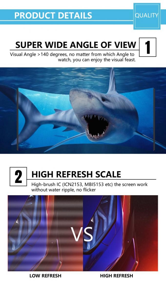 Design de interiores Tela de exibição LED criativa para adicionar um toque moderno para casas escritórios e espaços públicos 8
