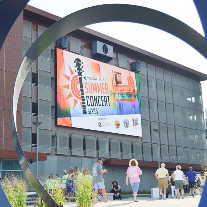 Ecrã de parede de vídeo LED LED para exteriores 0