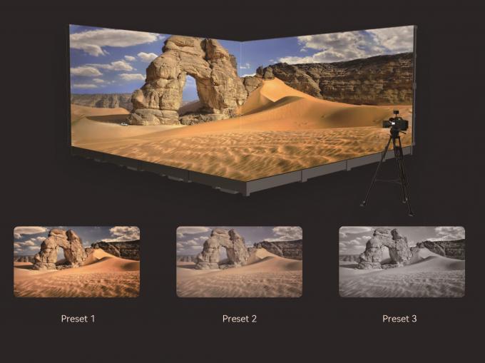 Inovadora parede de vídeo LED interior para produção de filmes 5