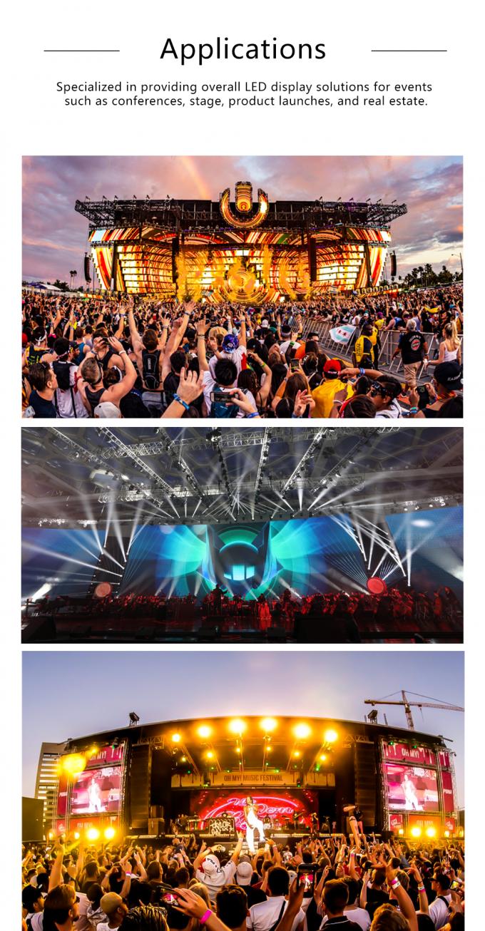 Aluguer de tela LED com tela de vídeo LED de alto desempenho P2.5 P3 P4 P5 P6 Ecrã de exibição LED exterior interior 11
