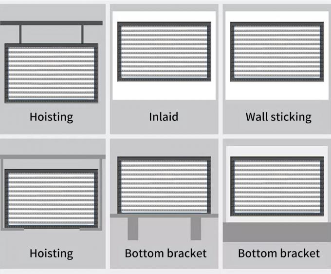 3.91-7.82mm Pixel Pitch Transparent LED Display Screen com 75% de transparência para 5-100m de distância de visão 9