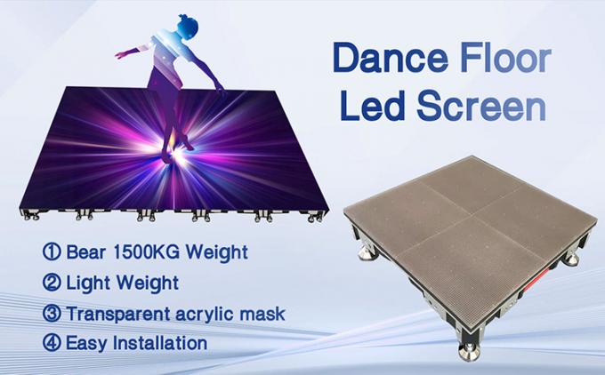 Display de piso de dança Led Panel de azulejos de aluguel 500 * 1000 Alta atualização Led Stage Wedding Screen Wall P2.9 Display LED interativo 0