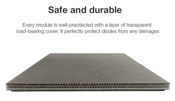 Display de piso de dança Led Panel de azulejos de aluguel 500 * 1000 Alta atualização Led Stage Wedding Screen Wall P2.9 Display LED interativo 4