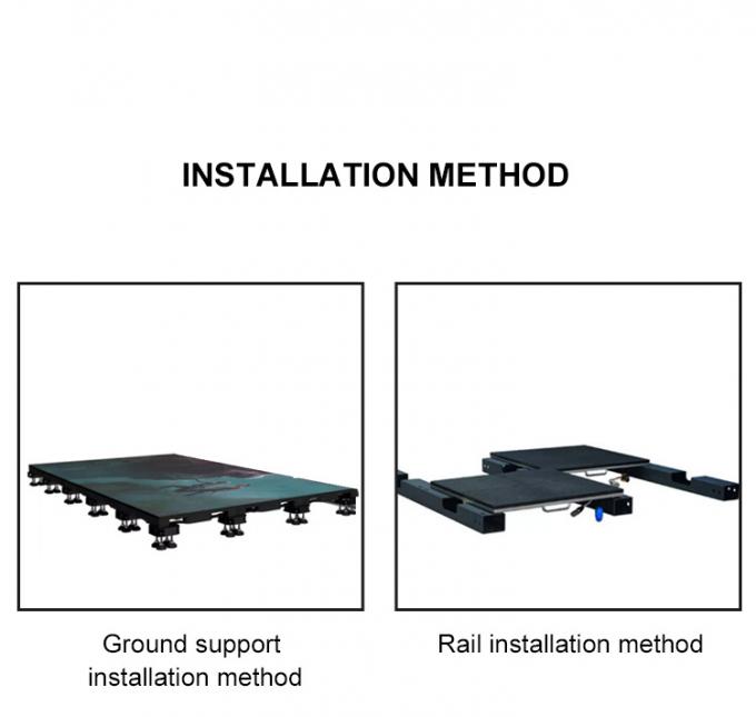 Display de piso de dança Led Panel de azulejos de aluguel 500 * 1000 Alta atualização Led Stage Wedding Screen Wall P2.9 Display LED interativo 6