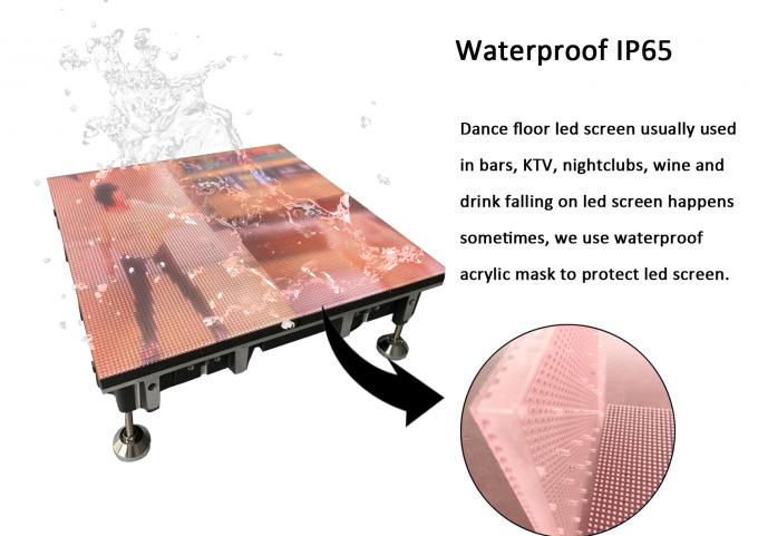 Displays LED P4.81 Ecrã LED para pista de dança Aluguer de palco Painel Ecrã LED interior 5