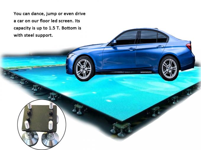 Displays LED P4.81 Ecrã LED para pista de dança Aluguer de palco Painel Ecrã LED interior 6