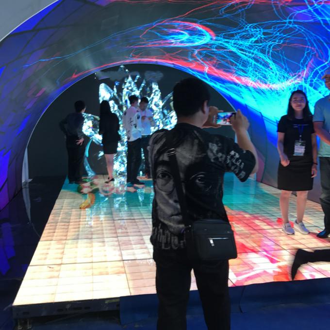 Displays LED P4.81 Ecrã LED para pista de dança Aluguer de palco Painel Ecrã LED interior 9