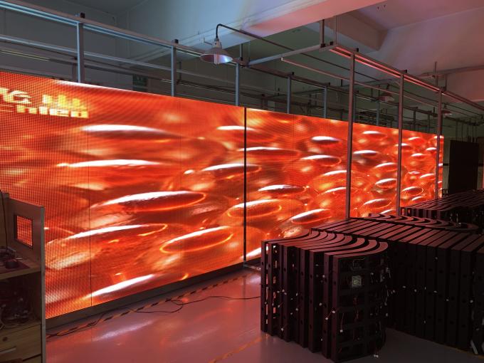 LED de parede transparente 3D personalizado para tela de vidro LED transparente Display publicitário interior Display LED transparente 1