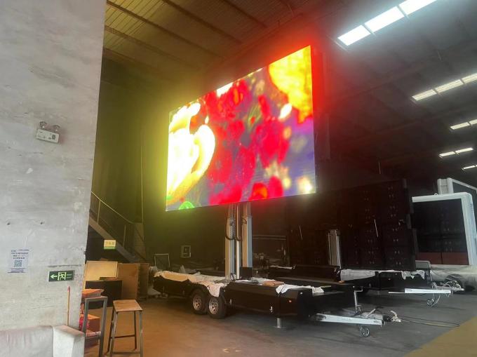 Ecrã LED para móvel de trailer, outdoor, outdoor, outdoor, billboard, LED display screen, LED screen-trailer 3