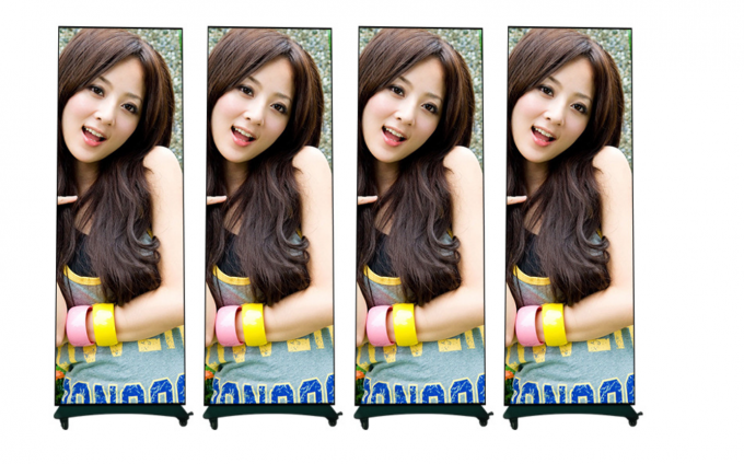 HD Movível LED Poster Display Screen Indoor Outdoor Floor Standing P1.8 P2 Foldable Led Poster Screen P2.5 Led Screen Poster 2