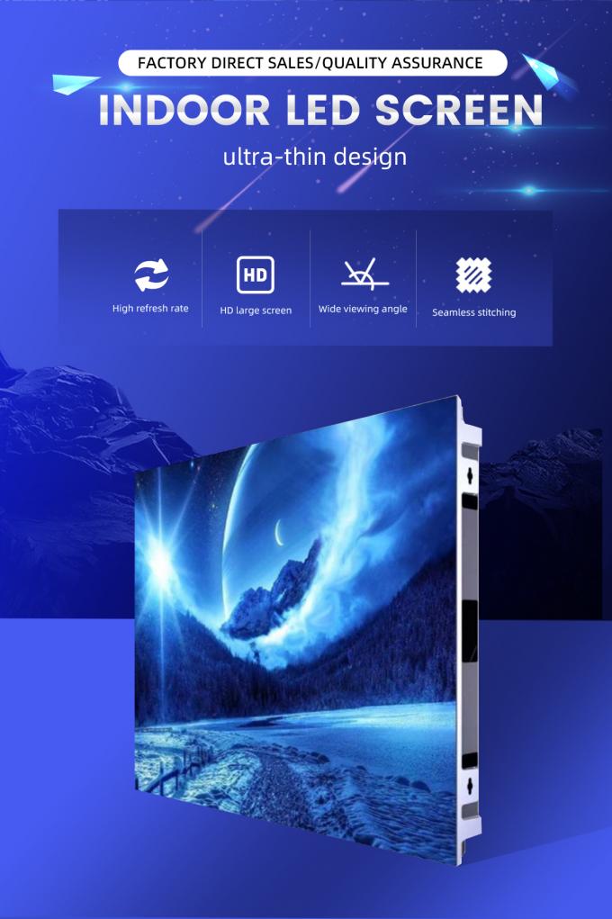 8K 4K HD P1.2 P1.5 P1.8 P2 P2.5 P3 Full Color Ultrafinho Fixo Indoor LED Video Wall Panel Screen Display 0