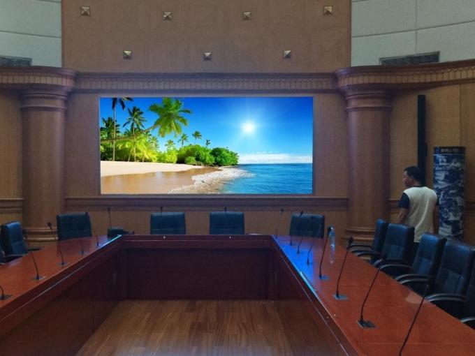 Painel de exibição de vídeo LED para igreja micro fino COB interno à prova d'água com passo de pixel pequeno P0.6 P0.7 P0.9 P1.25 3