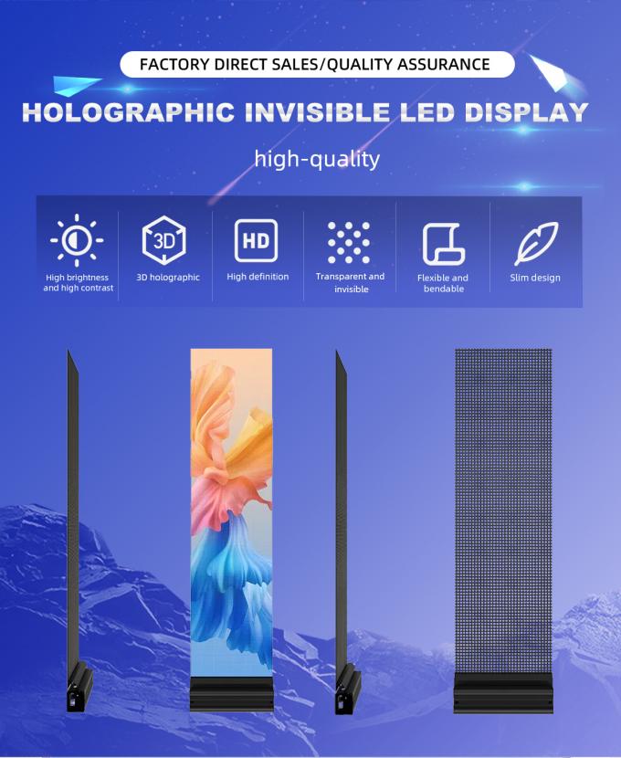 Ecrã LED Holográfico Transparente P3.91 Ecrã LED Full Color Ecrã LED Invisível Ecrã LED Invisível 0