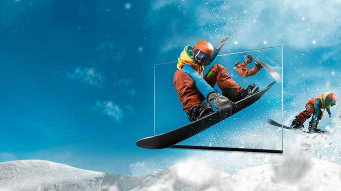 Ecrã LED Holográfico Transparente P3.91 Ecrã LED Full Color Ecrã LED Invisível Ecrã LED Invisível 4