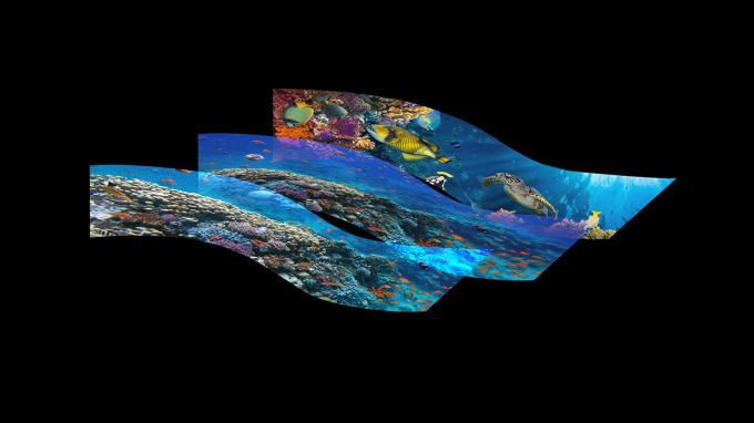 Ecrã LED Holográfico Transparente P3.91 Ecrã LED Full Color Ecrã LED Invisível Ecrã LED Invisível 6