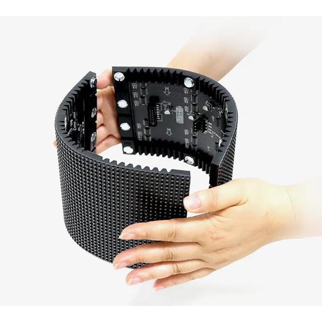 Tela de TV LED flexível personalizável P3 Painel LED flexível interno Preço da tela sexy 2