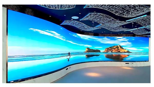 Tela de TV LED flexível personalizável P3 Painel LED flexível interno Preço da tela sexy 4