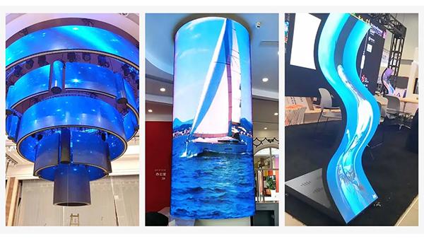 Tela de TV LED flexível personalizável P3 Painel LED flexível interno Preço da tela sexy 5