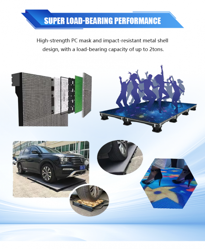 Ecrã LED interativo P2.6 P2.97 P3.91 Ecrã LED 5