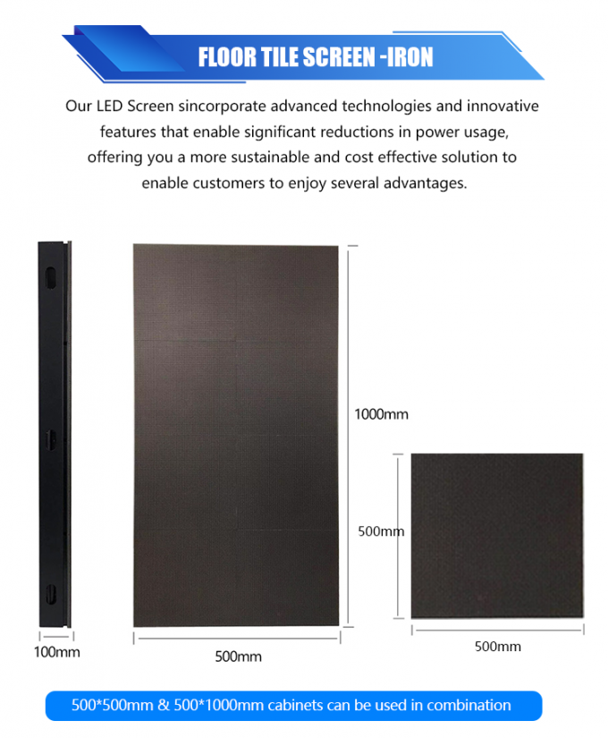 Ecrã LED interativo P2.6 P2.97 P3.91 Ecrã LED 7