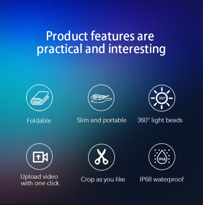 Display LED Voador com Tapete Mágico de Drone Tela LED Filme Tela Recarregável para Publicidade Externa Personalizada 1