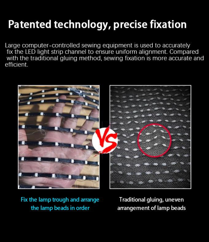 Display LED Voador com Tapete Mágico de Drone Tela LED Filme Tela Recarregável para Publicidade Externa Personalizada 7