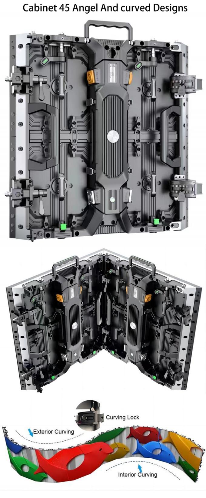 Tela LED Interna Externa P1.56 P1.95 P2.6 P2.97 P3.91 para Painel de Exibição de Vídeo de Palco 2