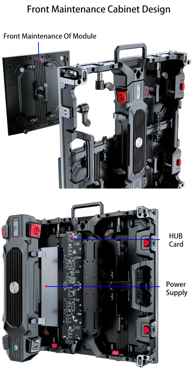 Tela LED Interna Externa P1.56 P1.95 P2.6 P2.97 P3.91 para Painel de Exibição de Vídeo de Palco 3